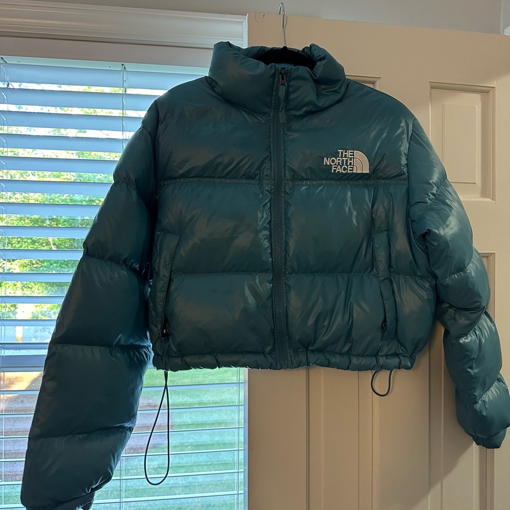 The North Face Teal Puffer Jacket